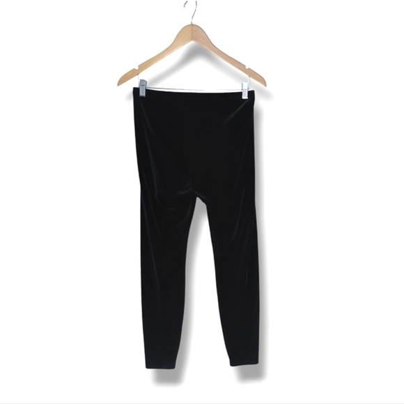Eileen Fisher Velvet Ankle Skinny Pant in Black Size Small - Picture 7 of 9